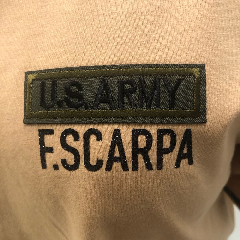 military t-shirt reads especially for you with your name and surname